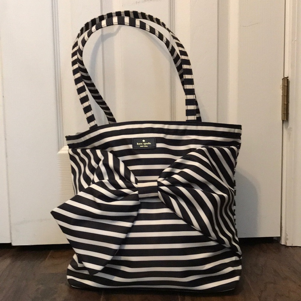 Kate Spade striped tote